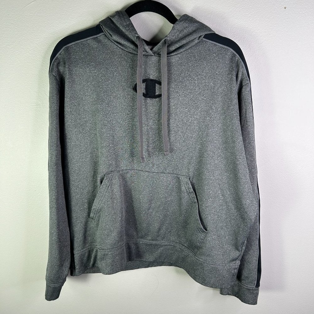 Champion gray kids hoodie size large‎